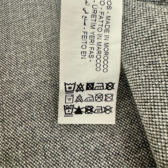 NWT Zara Kids Gray Pinstripe Pleated Mini Skirt size 10 - Picture 6 of 7